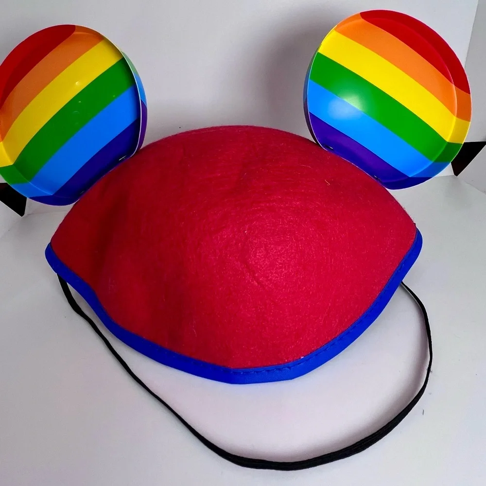 Disney‎ Parks Rainbow Pride Mickey Mouse Adult Ear Hat - Picture 3 of 8